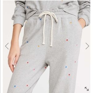 Lou & Grey Star terry sweatpants- size medium